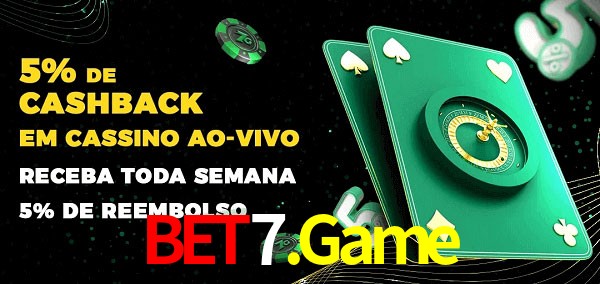 Promoções do cassino ao Vivo Bet7.Game